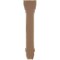 Ekena Millwork 2 1/4"W x 6"D x 10"H Stockport Wood Vintage Decor Bracket, Weathered Brown BKTWD02X06X10STBR - alternate 3
